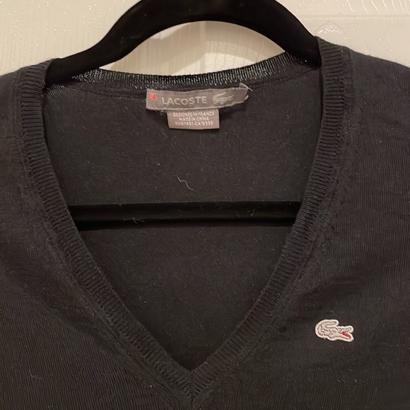 Black Lacoste Sweater - Picture 2 of 5